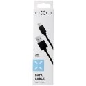 Kabelis USB Fixed Fixed datový a nabíjecí kabelis, USB-A - USB-C, 20 W, délka 2 m, juoda