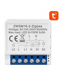 Smart Switch Module ZigBee Avatto ZWSM16-W2 TUYA