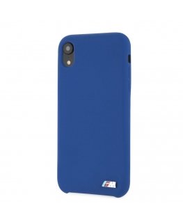 Case BMW BMHCI61MSILNA iPhone Xr blue/navy hardcase Silicone M Collection