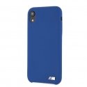 Dėklas BMW BMHCI61MSILNA iPhone Xr mėlynas/navy hardcase Silicone M Collection