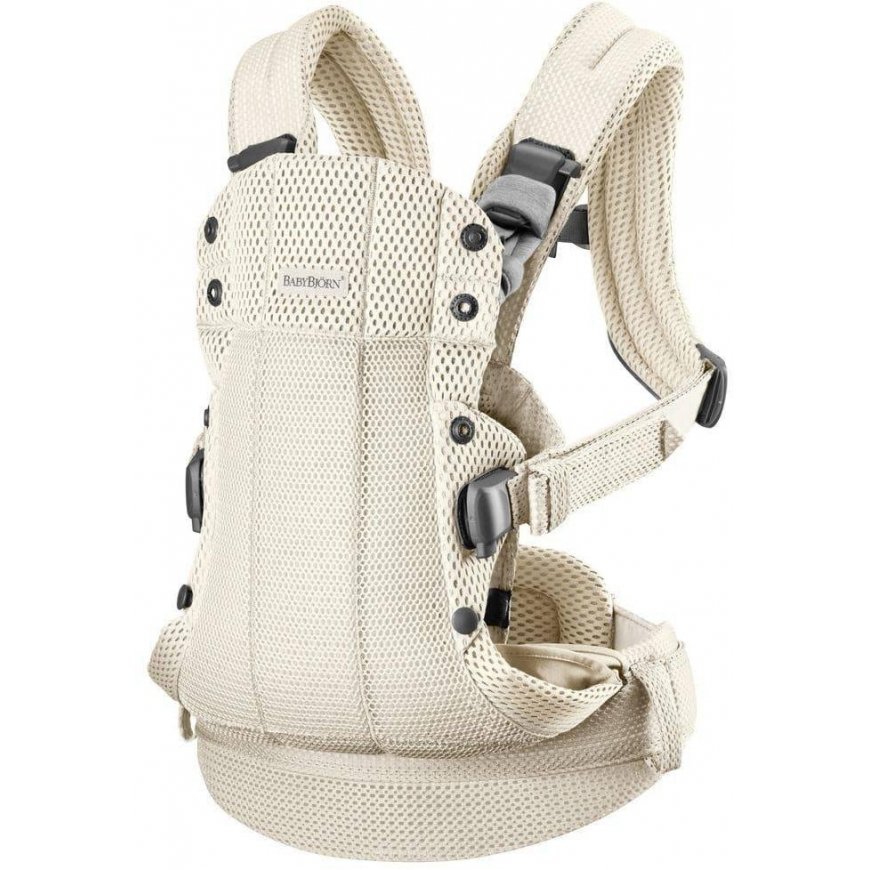 BabyBjorn Harmony Mesh 3D - ergonomic carrier for newborns and babies | Creamy – 3
