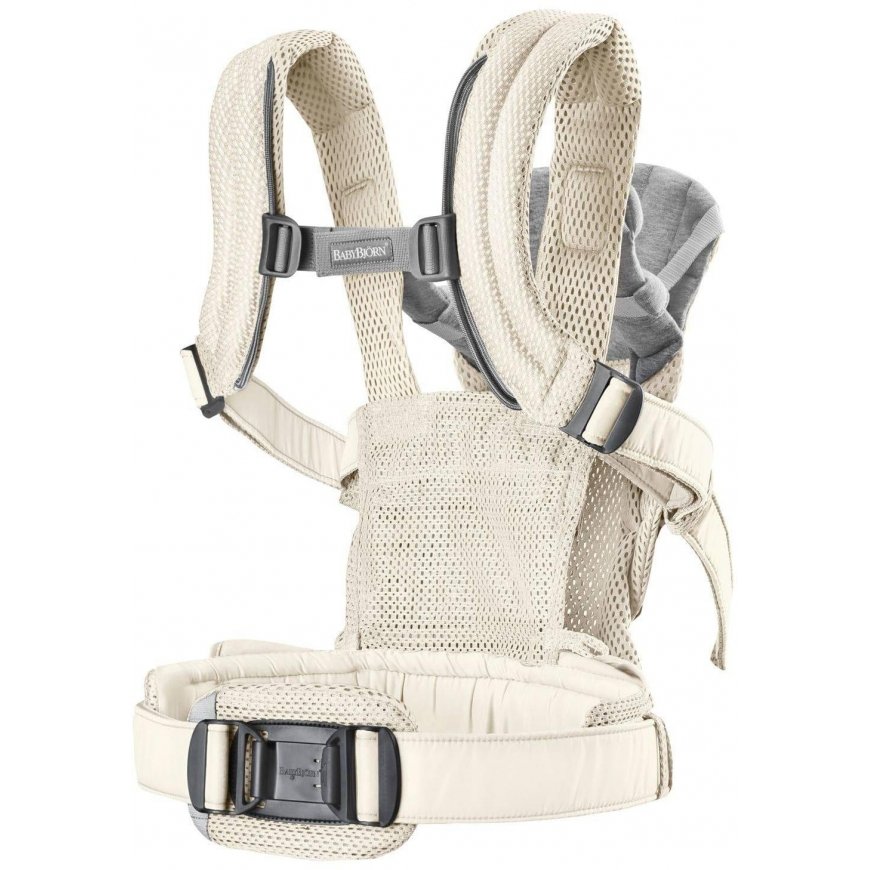BabyBjorn Harmony Mesh 3D - ergonomic carrier for newborns and babies | Creamy – 4