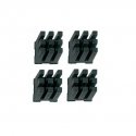 Set of 4 full surface clamps KRE100-2K with accessories, REVO KRE Bessey [KRE-SET-A]