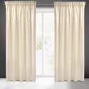 Eurofirany PIERRE CARDIN SIBEL Night curtain made of soft velvet, 260 g/m2, 140X270 cm, tape / tunnel / hooks, color: cream