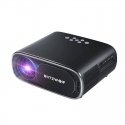 BlitzWolf BW-V4 1080p LED Light / Projector, Wi-Fi + Bluetooth (Black)