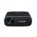 BlitzWolf BW-V4 1080p LED šviestuvas / projektorius, Wi-Fi + Bluetooth (juodas)