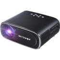 BlitzWolf BW-V4 1080p LED šviestuvas / projektorius, Wi-Fi + Bluetooth (juodas)