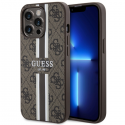 Case Guess GUHMP13XP4RPSW iPhone 13 Pro Max 6.7" brown|brown hardcase 4G Printed Stripes MagSafe Case Guess GUHMP13XP4RPSW iPhone 13 Pro Max 6.7" brown|brown hardcase 4G Printed Stripes MagSafe