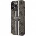 Dėklas Guess GUHMP13XP4RPSW iPhone 13 Pro Max 6.7" ruda|ruda hardcase 4G Printed Stripes MagSafe Dėklas Guess GUHMP13XP4RPSW iPhone 13 Pro Max 6.7" ruda|ruda hardcase 4G Printed Stripes MagSafe