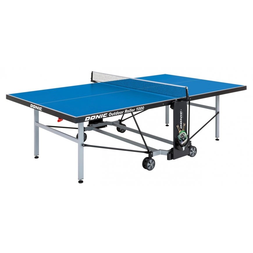 Outdoor Tennis table outdoor 6mm DONIC Roller 1000 Blue