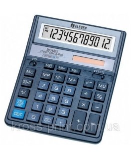 Calculator Eleven Eleven Calculator SDC888XBL, blue, bikorowy, 12 miejsc