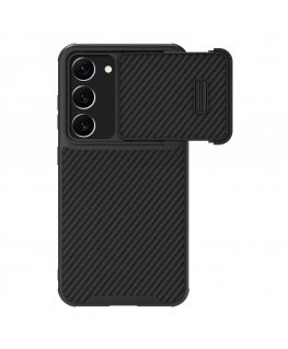 Nillkin Synthetic Fiber S Case for Samsung Galaxy S23+ Cover Camera Cover Black