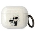 Headphones for Karl Lagerfeld Airpods 3 KLA3HNKCTGT transparent Gliter Karl&Choupette Headphones for Karl Lagerfeld Airpods 3 KLA3HNKCTGT transparent Gliter Karl&Choupette