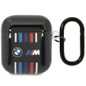 Dėklas BMW BMA222SWTK AirPods 1|2 cover juoda|juodas Multiple Colored Lines Dėklas BMW BMA222SWTK AirPods 1|2 cover juoda|juodas Multiple Colored Lines
