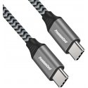 Cable USB PremiumCord USB-C - USB-C 1.5 m Black-gray (ku31cw15) Cable USB PremiumCord USB-C - USB-C 1.5 m Black-gray (ku31cw15)
