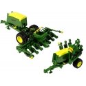 Lean Cars Blue tractor with baler