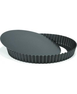 Patisse quiche form with loose bottom 28 cm steel anthracite
