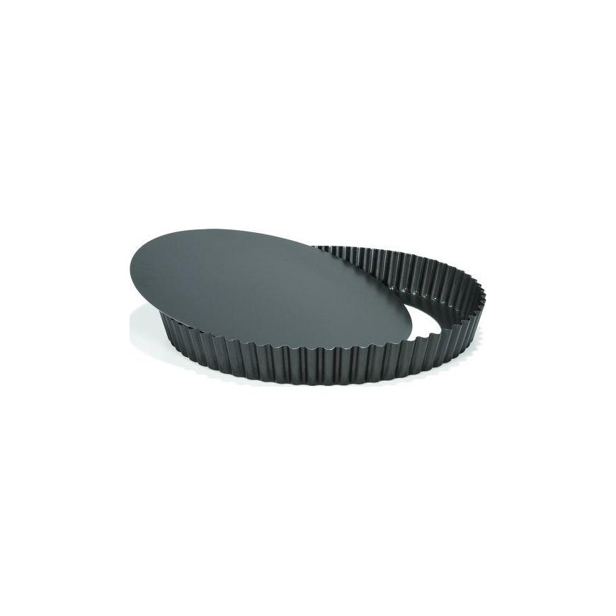 Patisse quiche form with loose bottom 28 cm steel anthracite