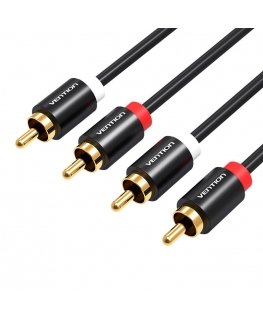 2RCA (Cinch) to 2RCA (Cinch) Cable Vention VAB-R06-B200 2m (black)