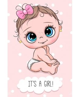 Beldizart It's a girl 20*30 WD3029