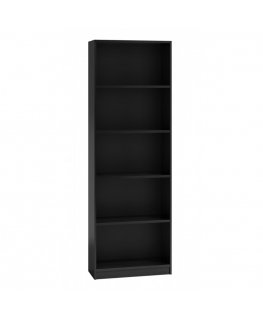 Topeshop R40 CZERŃ офисный книжный шкаф