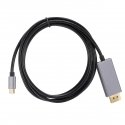 RoGer Kabelis USB-C uz DisplayPort 4K@60Hz / 1.8m / Peleks