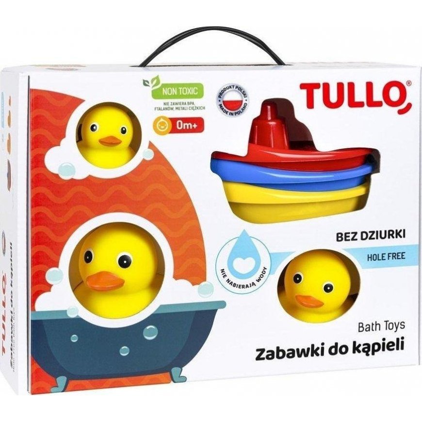 AM Tullo Tullo Žaislai do kąpieli 6szt