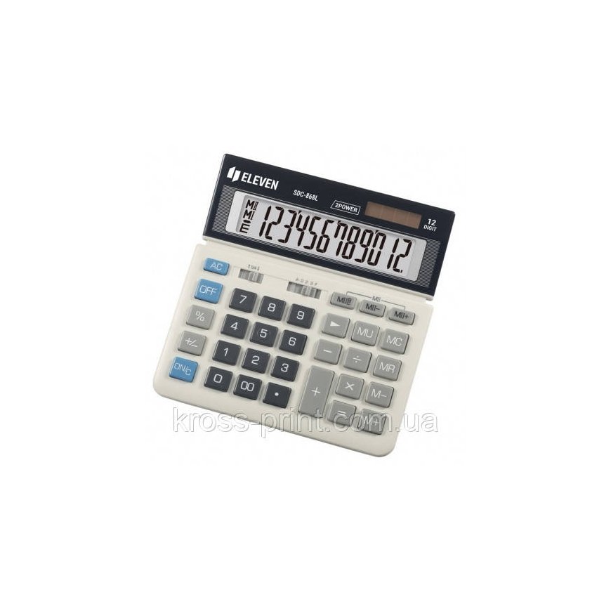 Calculator Eleven Eleven Calculator SDC868L, black-white, bikorowy, 12 miejsc – 2