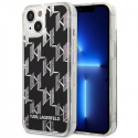 Case Karl Lagerfeld KLHCP14MLMNMK iPhone 14 Plus 6.7" Hard Case Black / Black Liquid Gloss Monogram