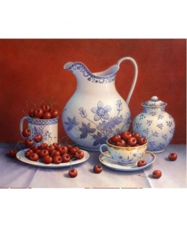 Beldizart (Discontinued) Diamond painting set Cherry still life 50x40 cm AZ-1376