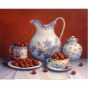 Beldizart (Discontinued) Diamond painting set Cherry still life 50x40 cm AZ-1376