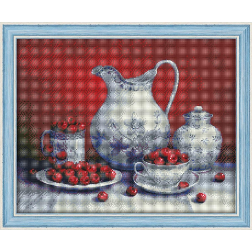 Beldizart (Nebegaminamas) Deimantų tapybos rinkinys Vyšnių natiurmortas 50х40 cm AZ-1376 – 2
