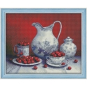 Beldizart (Discontinued) Diamond painting set Cherry still life 50x40 cm AZ-1376
