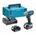 Belaidis smūginis veržliaraktis 1/2", 200 Nm, 14,4 V ličio jonų 2x3,0 Ah Makita [DTW152RFE]