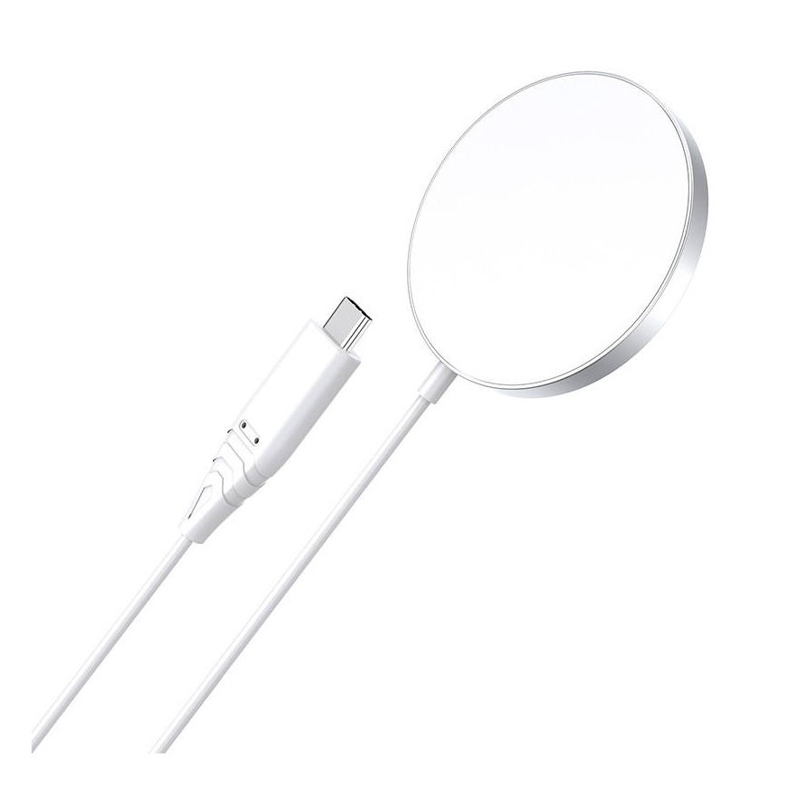 Choetech T518 Magnetic Wireless Charger 15W (white)
