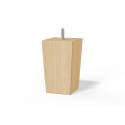 KVADRĀTVEIDA KOKA KĀJAS (6.5x6.5x23 cm) KVADRĀTVEIDA KOKA KĀJAS (6.5x6.5x23 cm)
