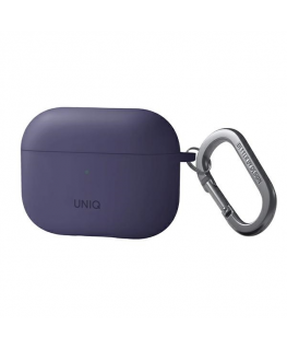 Uniq UNIQ etui Nexo AirPods Pro 2 gen + Ear Hooks silicone purpurowy/fig purple