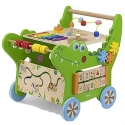 Vigan Viga Toys VIGA Wooden Educational Pusher Crocodile 12in1