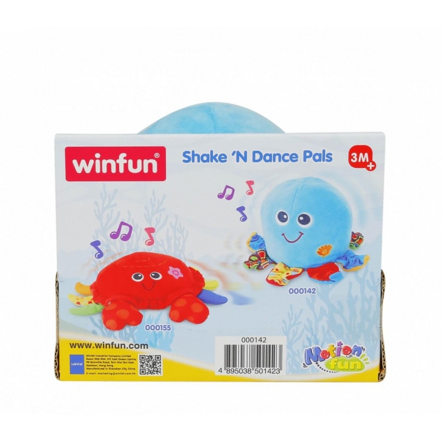Smily Winfun interaktyvus talismanas Aštuonkojis šoka ir vibruoja – 2