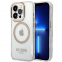 Guess GUHMP14XHTRMD iPhone 14 Pro Max 6.7 "auksinis / auksinis hard case Metal Outline Magsafe
