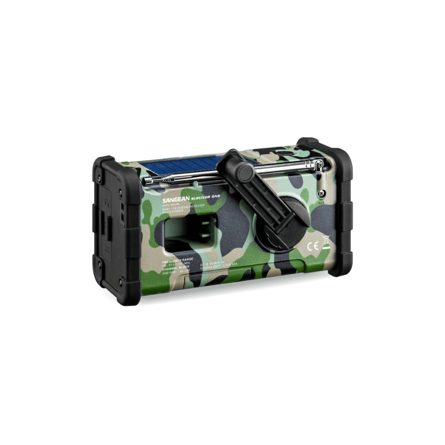 Daugiafunkcis radijas Sangean DAB+ / FM-RDS kamufliažinis / MMR-88 DAB+ – 4