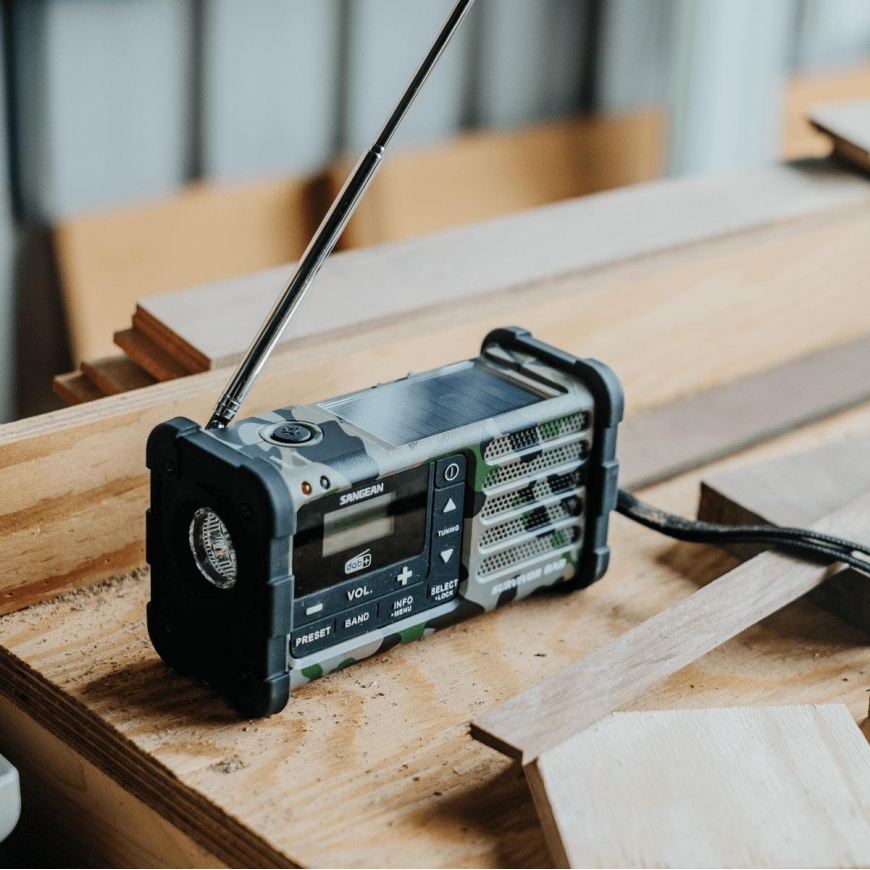 Daugiafunkcis radijas Sangean DAB+ / FM-RDS kamufliažinis / MMR-88 DAB+ – 5