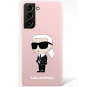 Karl Lagerfeld Case for Samsung Galaxy S23 Plus KLHCS23MSNIKBCP Pink Hard Case Silicone Ikonik