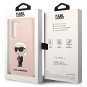 Karl Lagerfeld Case for Samsung Galaxy S23 Plus KLHCS23MSNIKBCP Pink Hard Case Silicone Ikonik