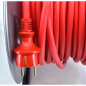 AW-Tools AWTOOLS pratęsimas BUGNAS METAL Raudonas HEAVY DUTY 30m 3x1,5 mm 16A / 3680W / IP44