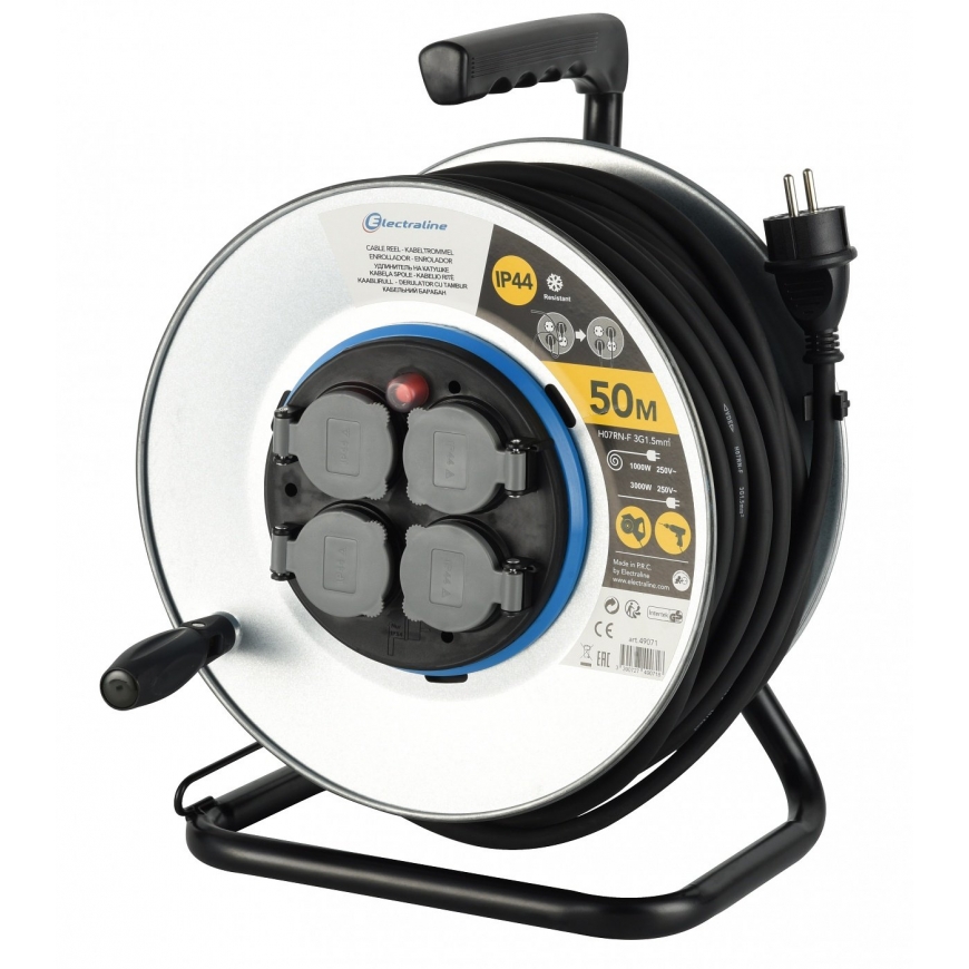 Electraline 49071 Cable Reel 50m