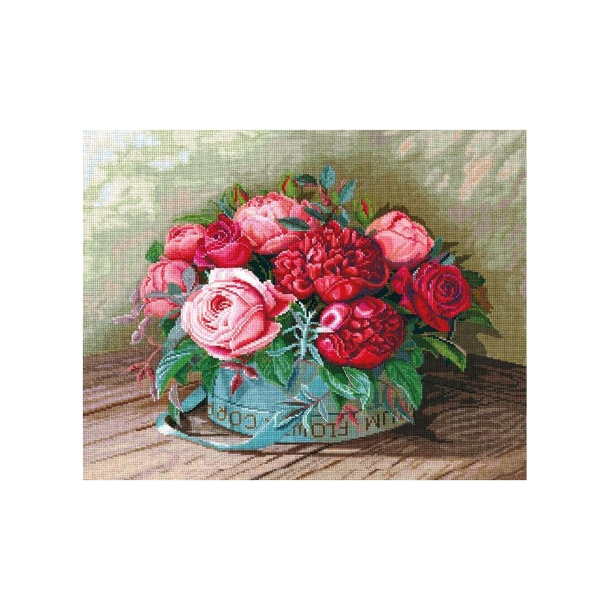 Beldizart Peonies and roses SANP-36
