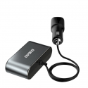 Dudao automobilinis įkroviklis 2x USB / 3x cigarečių žiebtuvėlio skirstytuvas juodas (R1Pro juodas) Dudao automobilinis įkroviklis 2x USB / 3x cigarečių žiebtuvėlio skirstytuvas juodas (R1Pro juodas)