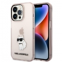 Karl Lagerfeld dėklas, skirtas iPhone 14 Pro Max 6,7" KLHCP14XHNCHTCP rožinis kietas dėklas Glitter Choupette Patch Karl Lagerfeld dėklas, skirtas iPhone 14 Pro Max 6,7" KLHCP14XHNCHTCP rožinis kietas dėklas Glitter Choupette Patch