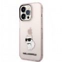 Karl Lagerfeld Case for iPhone 14 Pro Max 6.7" KLHCP14XHNCHTCP Pink Hard Case Glitter Choupette Patch Karl Lagerfeld Case for iPhone 14 Pro Max 6.7" KLHCP14XHNCHTCP Pink Hard Case Glitter Choupette Patch